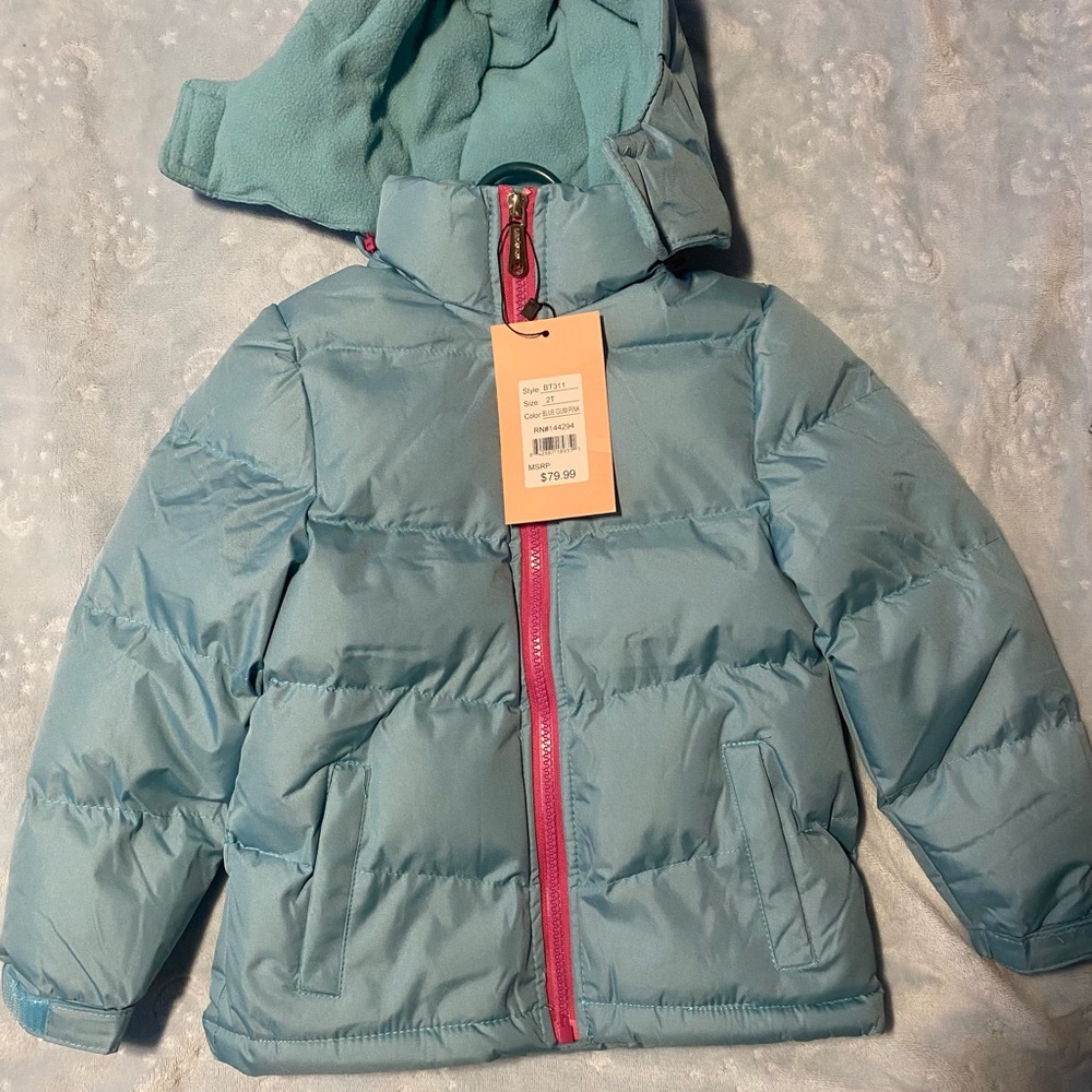 Kids Blue Puffer Jacket